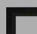 0.72" Black Textured Wrap