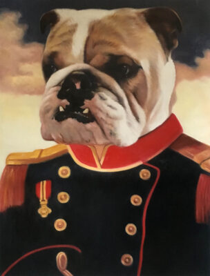custom dog portrait painting