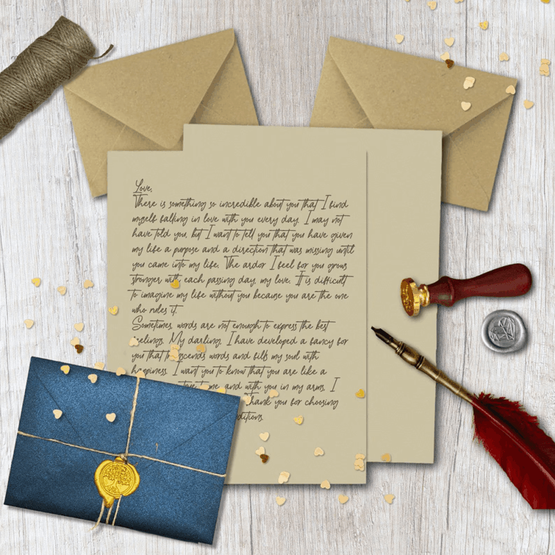 Handwritten Letter Keepsake