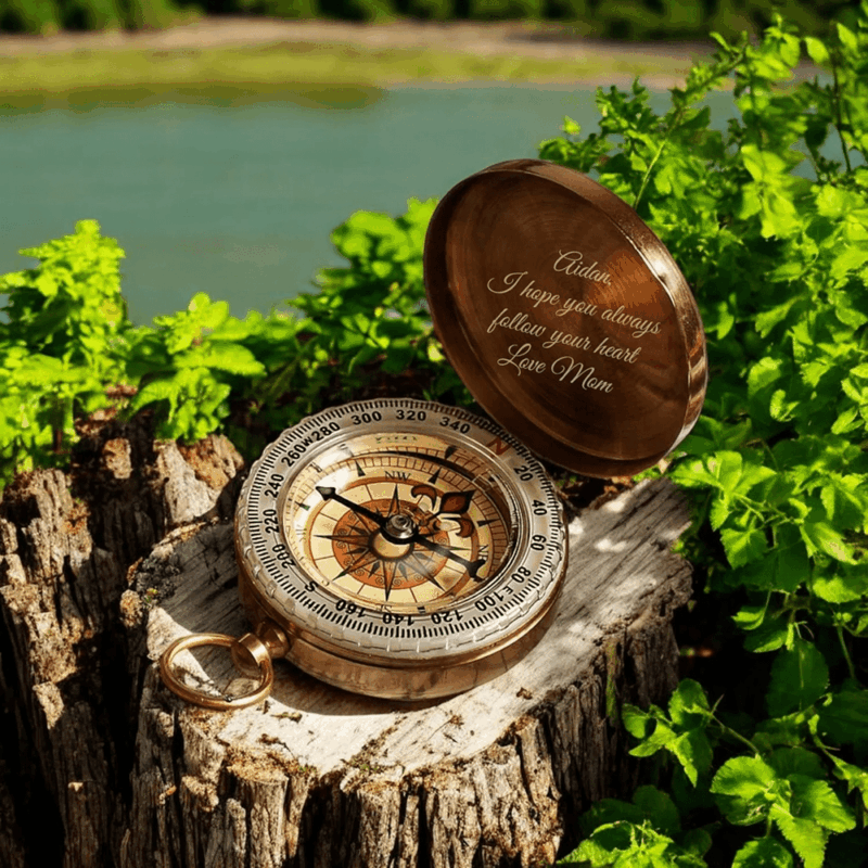 Engraved Compass