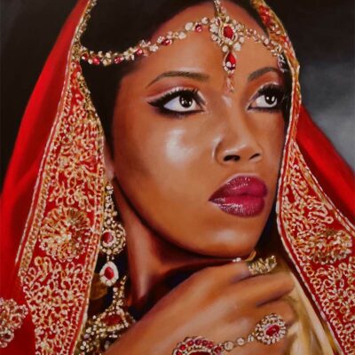 Custom portrait oil painting for adult