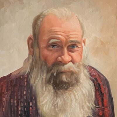 Custom portrait oil painting for adult