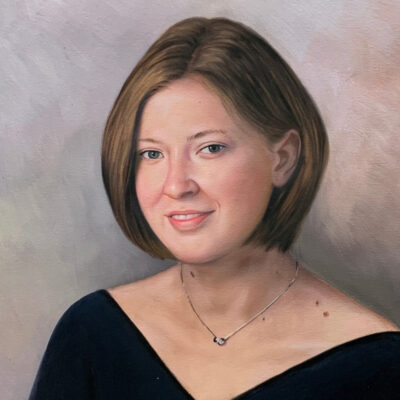 Custom portrait oil painting for adult