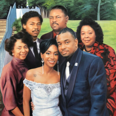 Custom portraits oil painting for family/ group