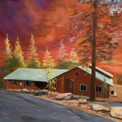 Custom oil painting for house