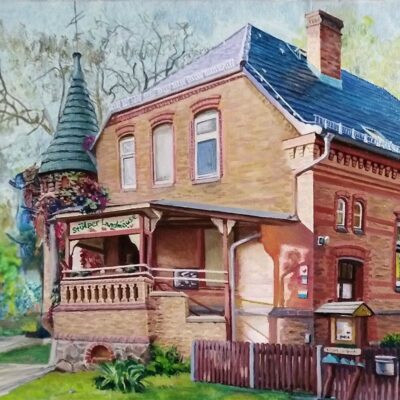 Custom oil painting for house