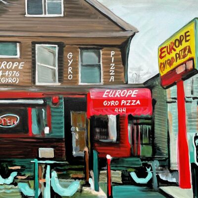 Custom oil painting for house