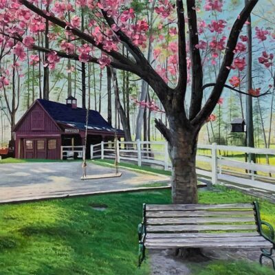 Custom oil painting for house