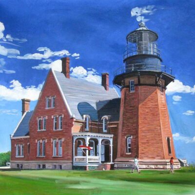Custom oil painting for house