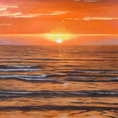Custom landscape oil painting
