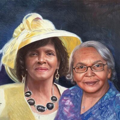 Custom portrait oil painting for other 2 adults