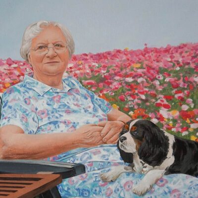 Custom landscape oil painting