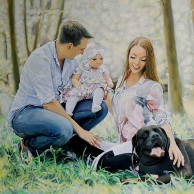 Custom landscape oil painting