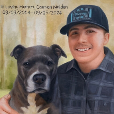Custom portraits oil painting for people & pet