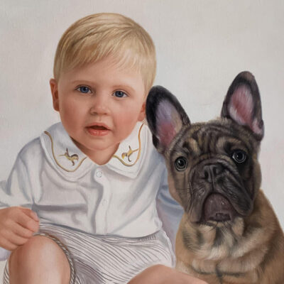 Custom portraits oil painting for people & pet