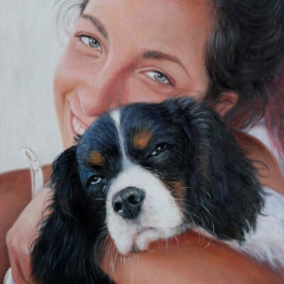 Custom portraits oil painting for people & pet
